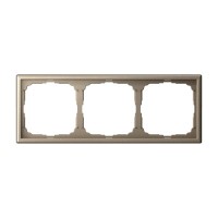 Рамка 3-постовая Systeme Electric (Schneider Electric) ArtGallery, универсальная, шампань, GAL000503