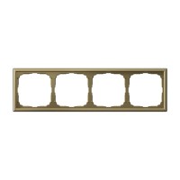 Рамка 4-постовая Systeme Electric (Schneider Electric) ArtGallery, золото, GAL001604