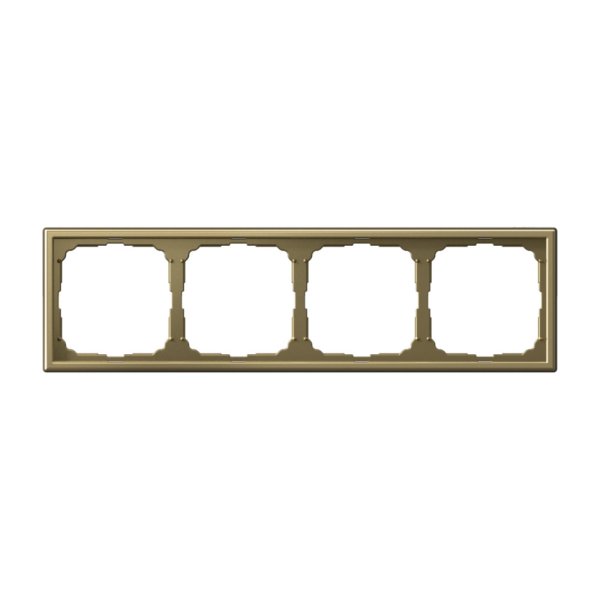 Рамка 4-постовая Systeme Electric (Schneider Electric) ArtGallery, золото, GAL001604