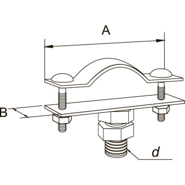 Держатель для молниеприёмной мачты