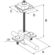 Фиксатор для проволоки в кровельный держатель