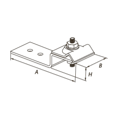 Держатель парапетный арт 35500