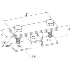Держатель для полосы дистанционный