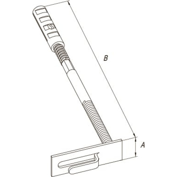 Держатель фасадный с крючком