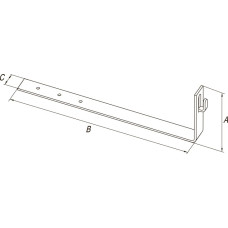 Держатель угловой под черепицу