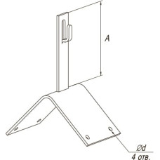Держатель кровельный на конек