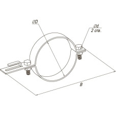Держатель для водосточных труб