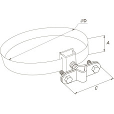 Держатель для труб