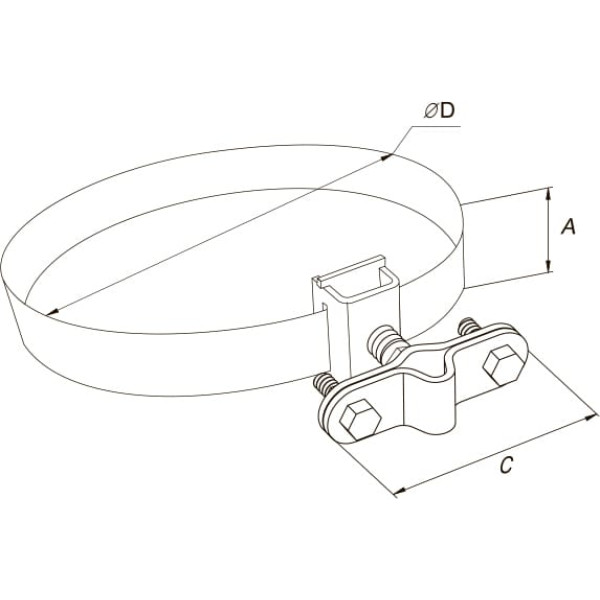 Держатель для труб