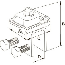 Держатель фальцевый скручиваемый арт.33397
