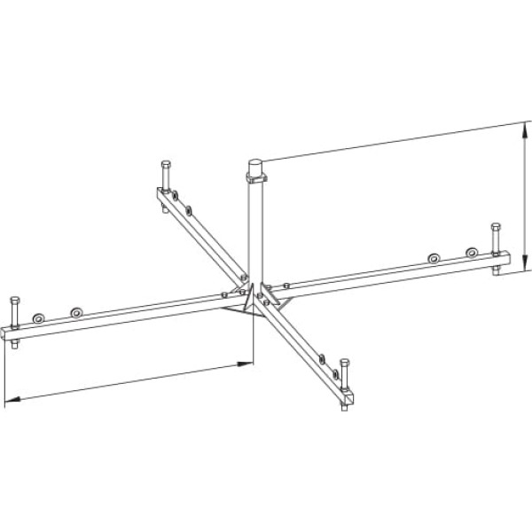 Опора для молниеприемной мачты