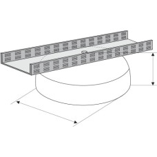 Бетонное основание для кабеленесущих лотков