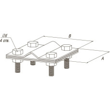 Зажим «штырь-полоса»