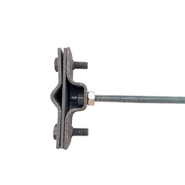 Проходная точка заземления для полосы и прута