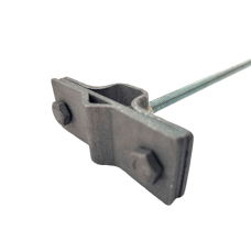 Проходная точка заземления для полосы и прута