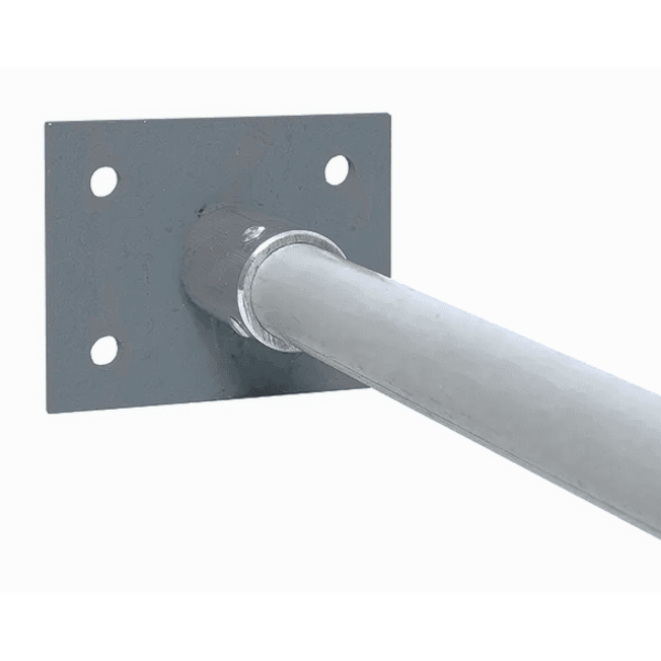 Монтажная пластина с резьбой 120×100мм