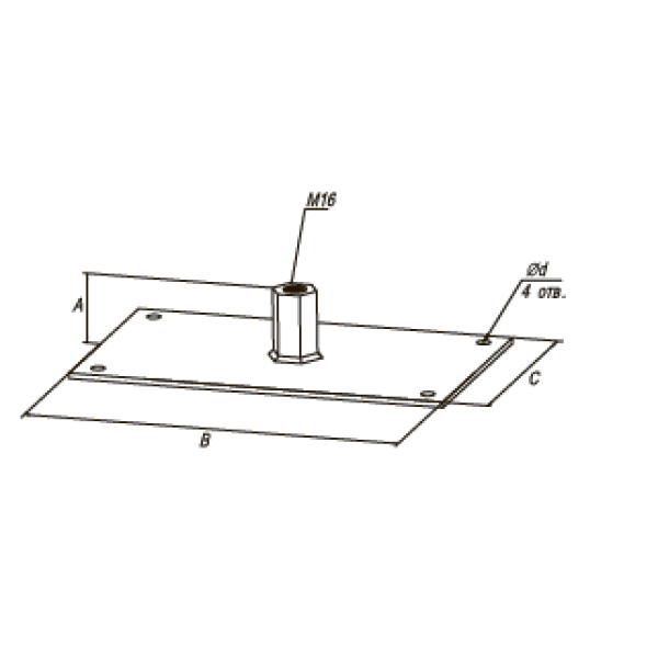 Мини-подставка для мачты