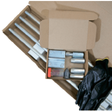 Комплект заземления с заострением 3м (стержни D=16мм)