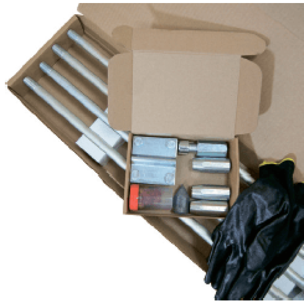 Комплект заземления с заострением 3м (стержни D=16мм)