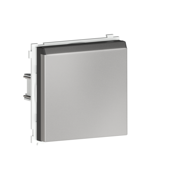 Розетка с заземлением и крышкой Schuko 16А 250 В,  на клеммах,  благородная сталь Donel R98 Metal