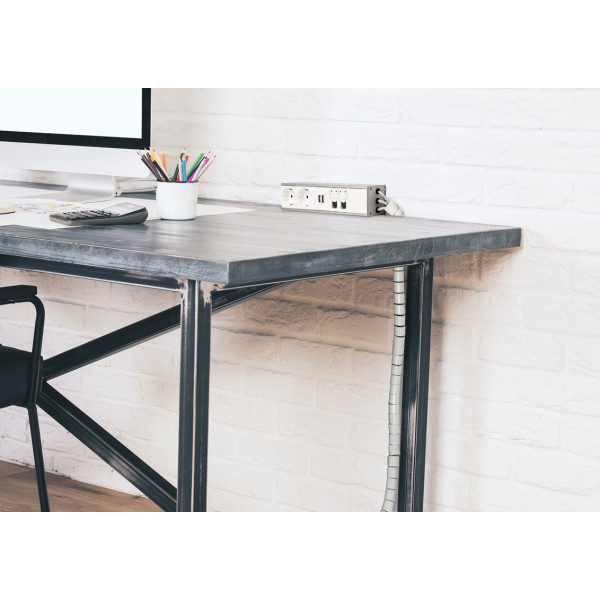 Пластиковый органайзер для кабеля,  диаметр 28мм,  длина 10м,  белый