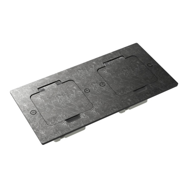 Лючок Surface 4 мод. (2 мод. 45х45 мм.),  оцинкованная сталь,  IP44