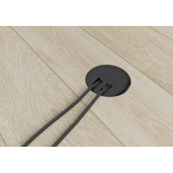 Лючок в пол 3 мод. (1, 5 мод. 45х45 мм.),  пластик