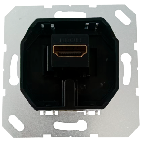 Механизм HDMI 2.0a,  черный,   разъем Type A 180° 4K  Full HD @ 48 Hz 3D,  HDR,   серия STRS