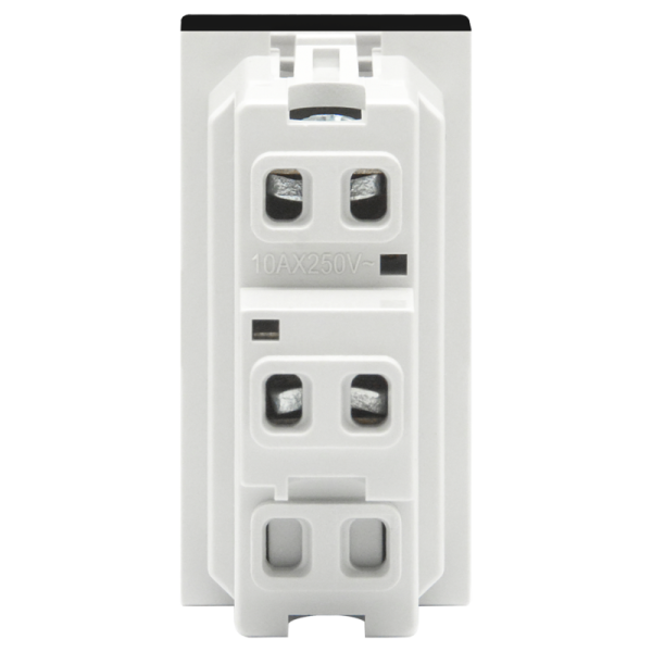 Выключатель 10А,  1 мод.,  черн. (22.5х45мм),  серия (тип) DA