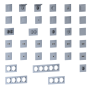 Рамка 4-я,  Wave сталь,  серия A07