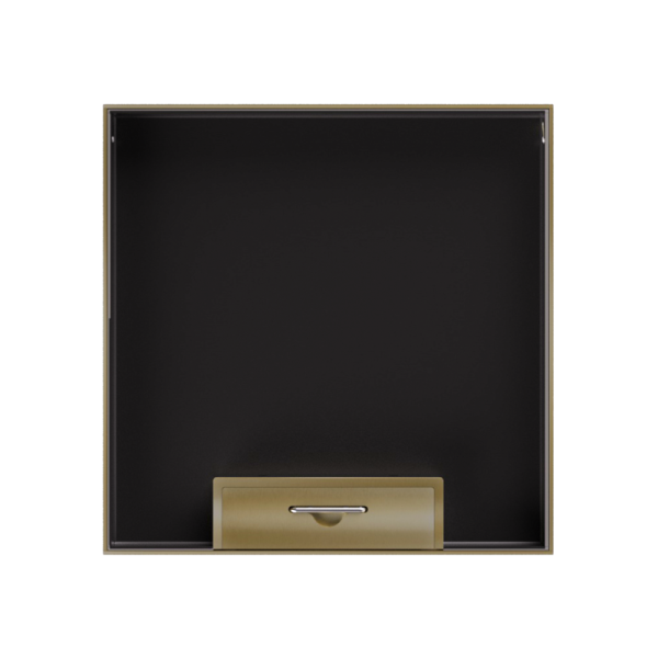 Лючок в пол 24 мод. (12 мод. 45х45 мм.),  латунь