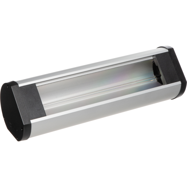 Настольный розеточный блок Ovaledesign 14 мод. (7 мод. 45х45),  черные пластиковые торцевые заглушки