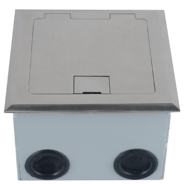 Лючок в пол 3 мод. (1 мод. 45х45 мм. + 1 мод. 22.5х45 мм.),  нержавеющая сталь,  (с уст. набором)