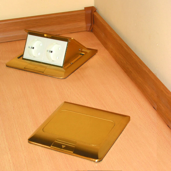 Выдвижной блок Snap 4 мод. латунь (с уст. набором)