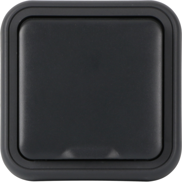 Рамка с крышкой для скрытой установки розетки одиночный,  цвет антрацит,  IP55,  серия W55