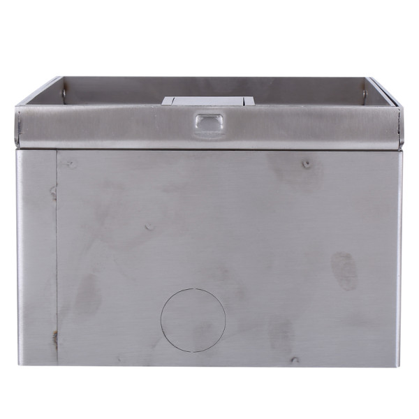 Лючок в пол 6 мод. (2 мод. 45х45 мм. + 2 мод. 22.5х45 мм.),  металл,  в уровень с напольным покрытием