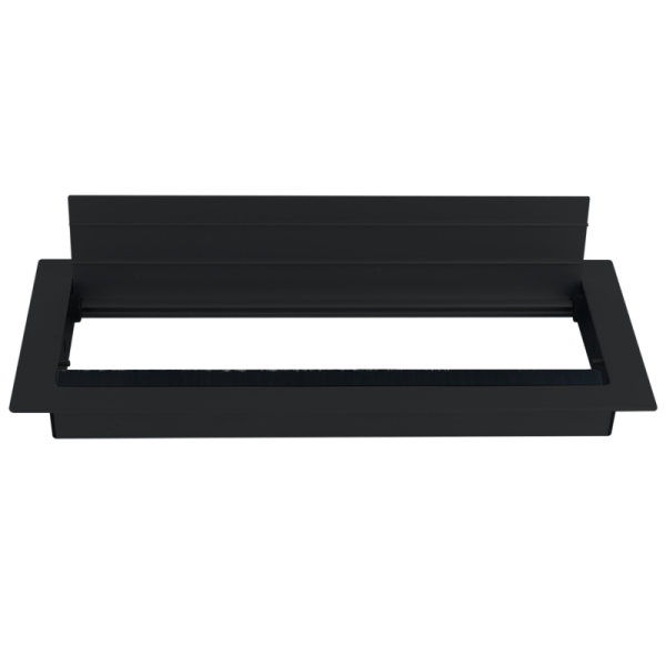 Кабельный громмет (лючок) в стол,  310*120мм,  цвет: черный