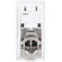 Розетка DEC RJ45 FTP кат.5e,  1мод.,  бел. (22.5х45мм),  серия (тип) DEC