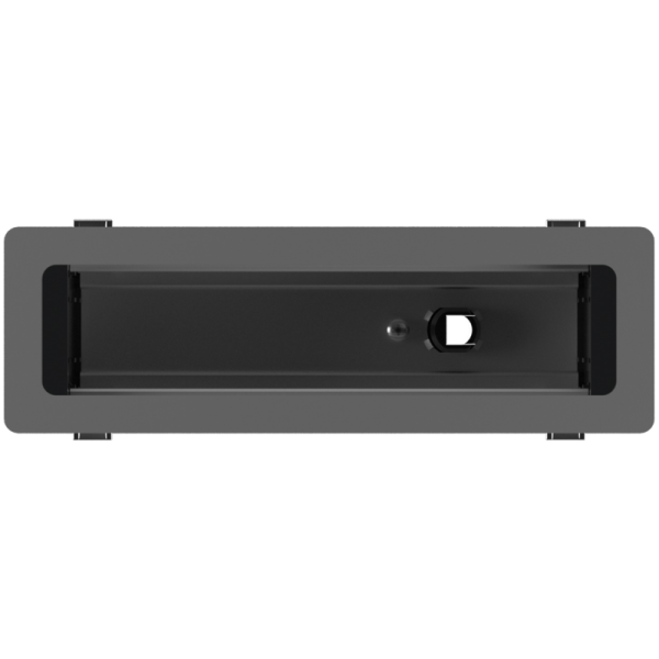 Настольный встраиваемый розеточный блок Static 8 мод. (4 мод. 45х45),  серебро