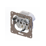 Механизм розетки Schuko 16А 250 В~ с зарядным устройством USB A+C,  5V/4A,  мощность 20W,  серия DA
