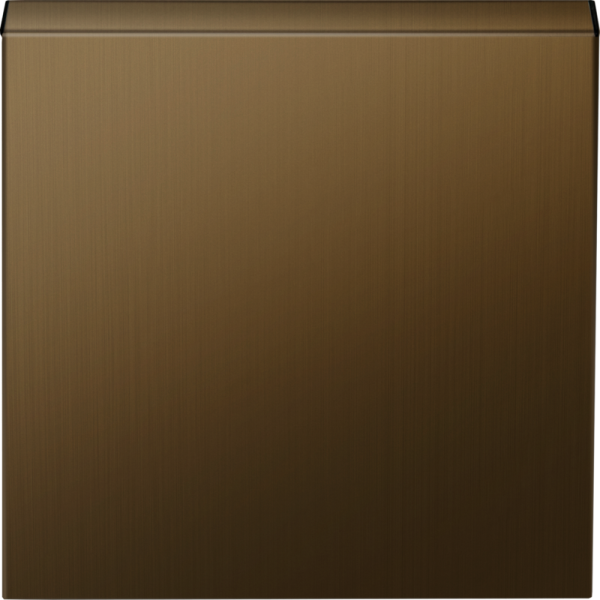 Накладка для розетки Schuko с заземлением,  с крышкой,  16A 250 В~,  латунь,  серия R98 METAL