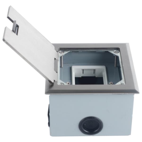 Лючок в пол 3 мод. (1 мод. 45х45 мм. + 1 мод. 22.5х45 мм.),  нержавеющая сталь,  (с уст. набором)