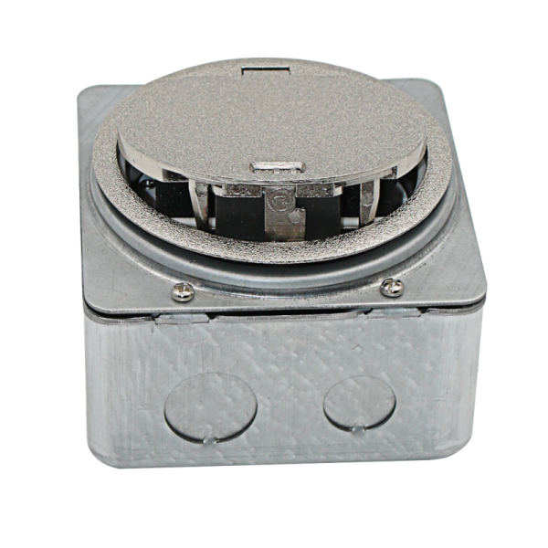 Лючок в пол 3 мод. (1 мод. 45х45 мм. + 1 мод. 22.5х45 мм.),  серебро