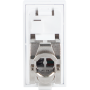 Розетка DEC RJ45 FTP кат.6,  1мод.,  бел. (22.5х45мм),  серия (тип) DEC