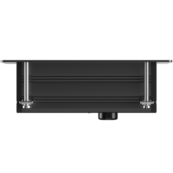 Настольный встраиваемый розеточный блок Static 6 мод. (3 мод. 45х45),  черный