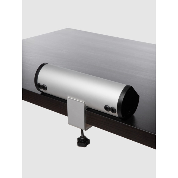 Настольный розеточный блок Ovaledesign 10 мод. (5 мод. 45х45),  черные пластиковые торцевые заглушки