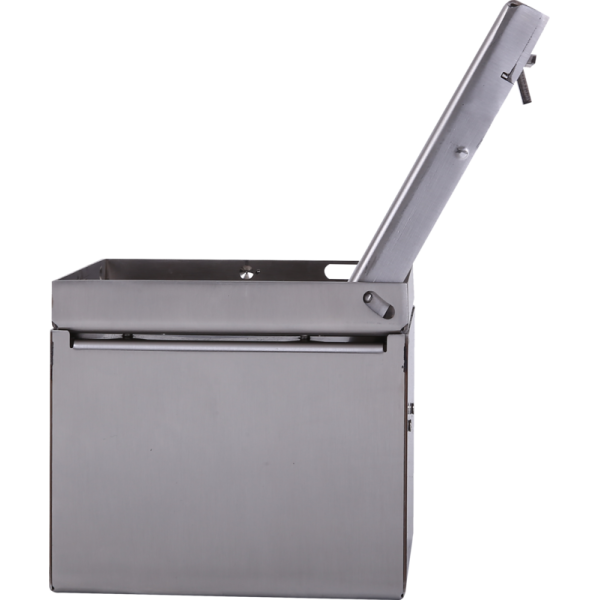 Лючок в пол 2 мод. (1 мод. 45х45 мм),  нержавеющая сталь,  (с уст. набором)