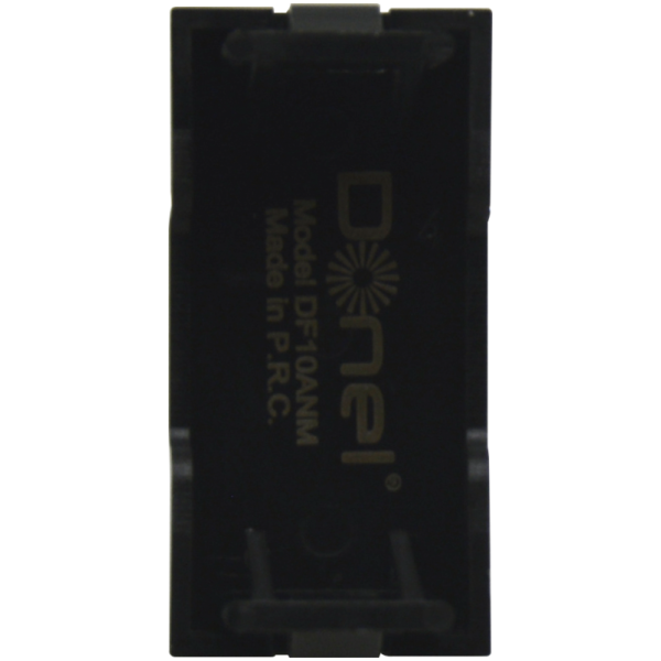 Заглушка 1 мод.,  черн. матовая  (22.5х45мм)