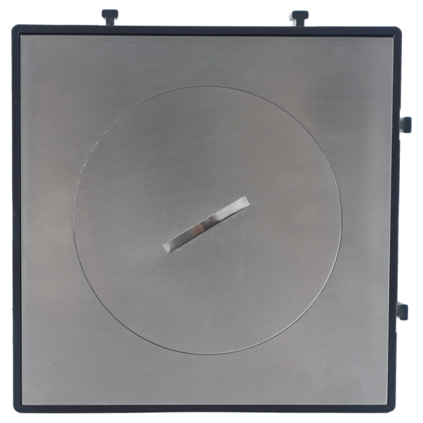 Лючок в пол 2 мод. (1 мод. 45х45 мм),  нержавеющая сталь,  IP65