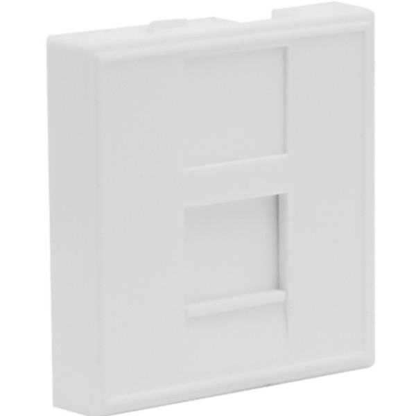 Розетка DEC RJ45 UTP кат.5e,  2мод.,  бел. (45х45мм),  серия (тип) DEC